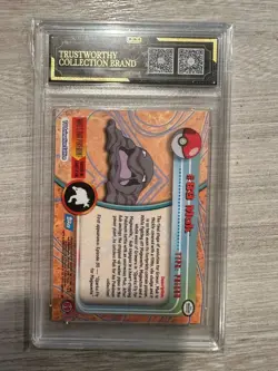 1999 pokemon card Muk #89 topps TV animation edition pristine 10 - Image 2