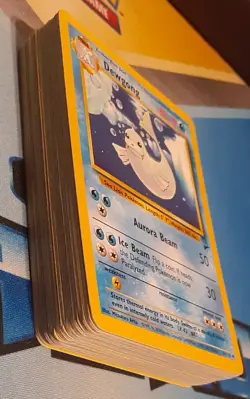 50 Vintage Pokemon Cards- Base Set 2 Bulk No Holos No Dupes LP-Excellent Sleeved - Image 1