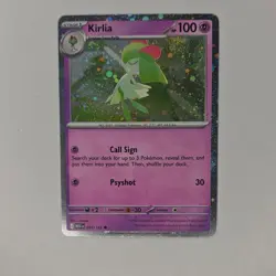 Pokemon Kirlia 059/132 EX Delta Species Holo Rare 100 HP English Card 2005 - Image 1