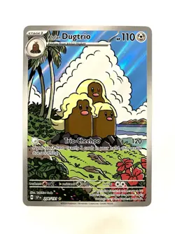 Alolan Dugtrio 208/191 Surging Sparks Illustration Rare Pokemon TCG Card NM - Image 1