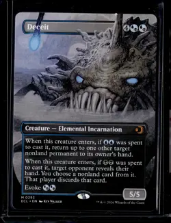 Deceit (Borderless) - 293 - ECL - NM - MTG Magic the Gathering - Image 1