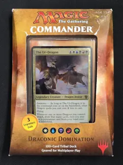 MTG Sealed Commander 2017 Draconic Domination Deck -DAMAGED PACKAGING- - Image 1