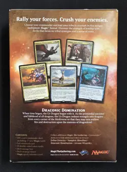 MTG Sealed Commander 2017 Draconic Domination Deck -DAMAGED PACKAGING- - Image 2