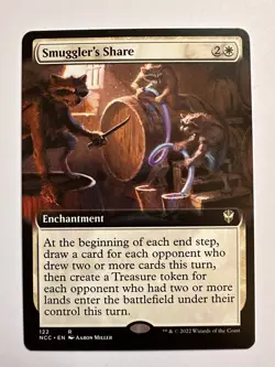 MTG Smuggler's Share - Extended Art - Rare - SNC 122 - NM+ - Image 1