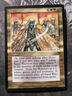 *** LEGENDS Hazezon Tamar *** NM-Mint Beauty! - DUTY FREE - Vintage Magic MtG - Image 1