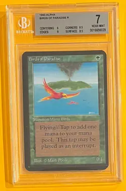 MTG BIRDS OF PARADISE Alpha (BGS 7) (OldManMTG 009-124) - Image 1