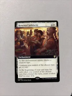Renewed Solidarity (Extended Art) Commander: Aetherdrift Regular - Image 1