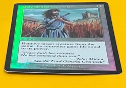 MTG SWORDS TO PLOWSHARES (Foil) FNM (OldManMTG 013-079) - Image 5