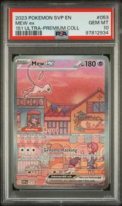 Mew ex 053 PSA 10 GEM MT Pokemon S&V 151 Ultra Premium Collection Promo - Image 1