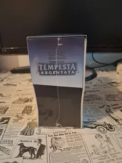 POKEMON SET ALLENATORE FUORICLASSE ETB TEMPESTA ARGENTATA SEALED ITA - Image 3