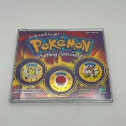 Pokemon Battling Coin Game - 25 Pikachu/26 Raichu /100 Voltorb - (Hasbro 1999) - Image 1