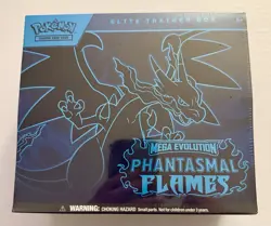 Pokemon TCG Mega Evolution Phantasmal Flames Elite Trainer Box ETB - Sealed - Image 1