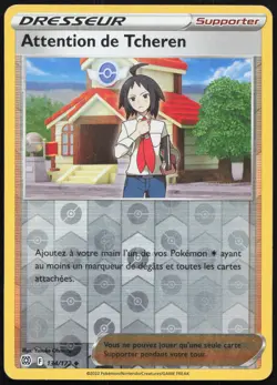 Carte Pokemon Attention de Tcheren 134/172 Reverse Stars Etincelantes Francais - Image 1
