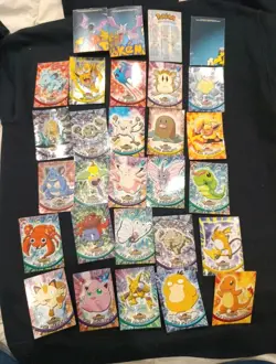 Gruppo Lotto Carte Vintage Topps Pokemon 1999 - Image 1