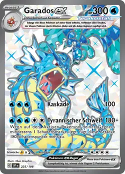 Pokemon Karmesin & Purpur Garados ex 225/198 Near Mint deutsch - Image 1