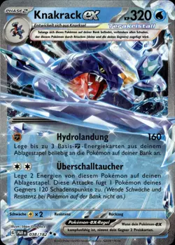 Pokemon Paradoxrift Knakrack ex 038/182 Near Mint deutsch - Image 1