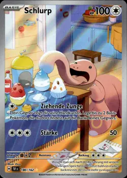 Pokemon Gewalten der Zeit Schlurp 180/162 Near Mint deutsch - Image 1