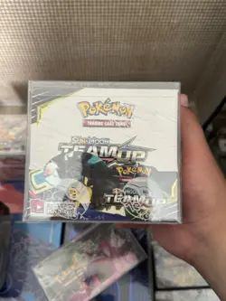 Pokemon Team up Booster Box English 36 Packs New Sealed In A Case. - Image 1