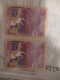 lot de 2 Mew promo Black Star 8 VO Pokemon Wizards - Image 2