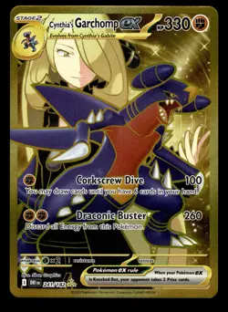 Cynthia's Garchomp ex 241/182 Hyper Rare Destined Rivals Pokemon Card - Image 1