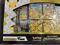 Coffret Pokemon Pikachu V-Union Celebrations 25 ans Premium Neuf Scelle FR - Image 5