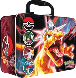 2023 POKEMON TCG Charizard Collectors Chest November Sealed with 6 Booster Packs - Image 1