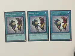 Yugioh - Snatch Steal x 3 - 1st Edition Rare NM - Plus Free Holo - Image 1