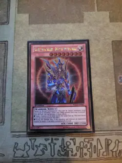 YUGIOH BLACK LUSTER SOLDIER ENVOY OF THE BEGINNING PGLD-EN085 GOLD 1ST ED NM - Image 1