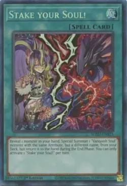 Yugioh! LP Stake your Soul! - WISU-EN023 - Collector's Rare - 1st Edition Lightl - Image 1