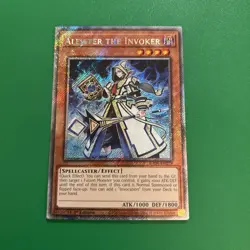 Aleister the Invoker RA04-EN278 1st Edition Platinum Secret Rare Yu-Gi-Oh! NM - Image 1