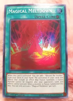 X2 Yu-Gi-Oh! TCG Magical Meltdown SHVA-EN042 Super Rare 1st Edition SHADOWS - Image 2