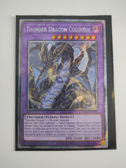 Thunder Dragon Colossus (Platinum Secret Rare) RA03-EN036 - Image 1