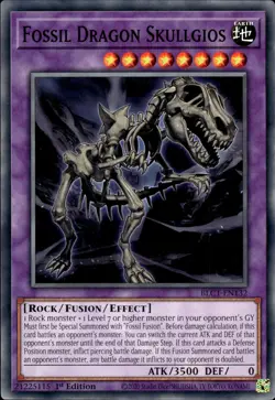 Fossil Dragon Skullgios - 1st Edition BLC1-EN132 - NM - YuGiOh - Image 1
