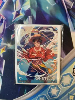 One Piece TCG - Monkey.D.Luffy Promo Sleeves Regional SEALED! 10 Pieces - Image 1