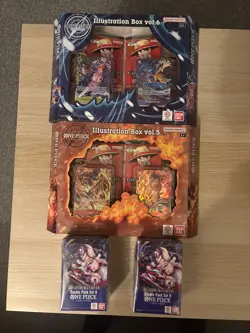 One Piece Illustration Box Vol.5/Vol.6 1x Each Bundle Sealed & 2X double pack - Image 1