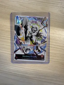 One Piece TCG English ST21-001 Monkey D Luffy Leader Alt Art Parallel - Image 1