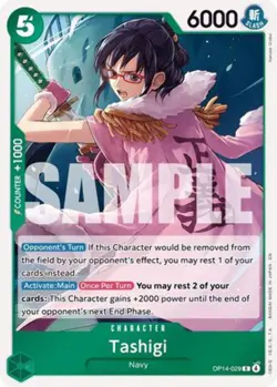 Tashigi (OP14-029) Rare - One Piece The Azure Sea's Seven - Image 1