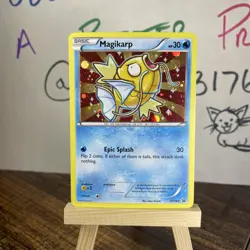 Pokemon TCG Shiny Magikarp Black Star Holo Promo Card XY143 - Image 1