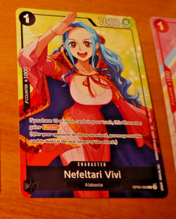 ONE PIECE ENGLISH CARD PROMO GAME CARTE Nefeltari Vivi OP05-086 EN NM - Image 1
