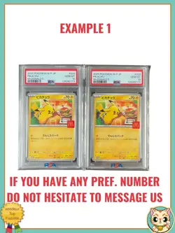 PSA10 Pikachu Mcdonald's Promo Sequential X2 020/M-P 2025 Pokemon Card Japanese - Image 2