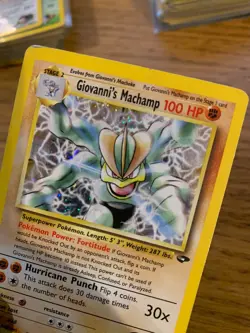 Giovanni's Machamp (6/132) Holo Gym Challenge Pokemon Card! FREE P&P! - Image 5