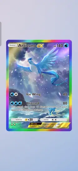 Articuno Ex [Rainbow]- Pokemon TCG Pocket (Digital Card Trading) - English - Image 1