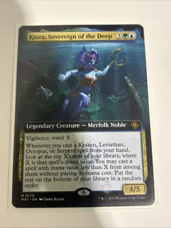 MTG Kiora, Sovereign of the Deep (Extended Art) - March of the Machine: The Afte - Image 1