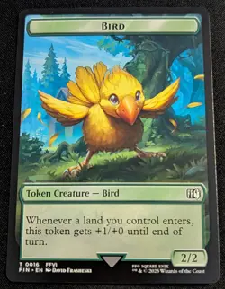 MTG - Bird (T0016) Wizard (T0014) Token - Final Fantasy - Pack Fresh!! - Image 1
