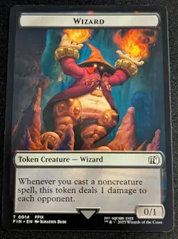 MTG - Bird (T0016) Wizard (T0014) Token - Final Fantasy - Pack Fresh!! - Image 2