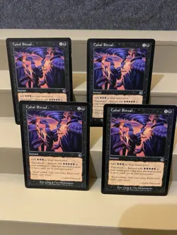 MTG Cabal Ritual X4 - Full Play Set - Torment Regular - LP - Image 1