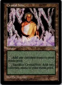 MTG Magic The Gathering Crystal Vein Mirage Played See Scan A - Image 1