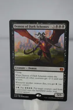 Demon of Dark Schemes - Kaladesh - NM/LP - MTG Magic The Gathering EDH Commander - Image 1