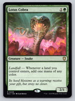 Lotus Cobra - Commander: Bloomburrow MTG - Image 1