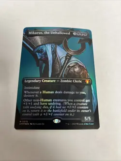 Mikaeus The Unhallowed Borderless Foil Card #0675 MTG LP - Image 1